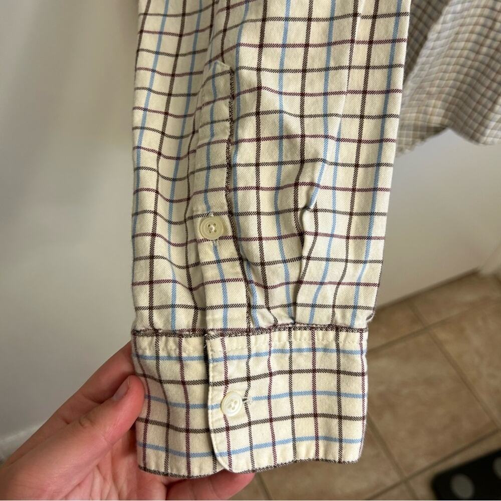 Madewell Oversized Flannel Button Up Shirt XL - Picture 5 of 7